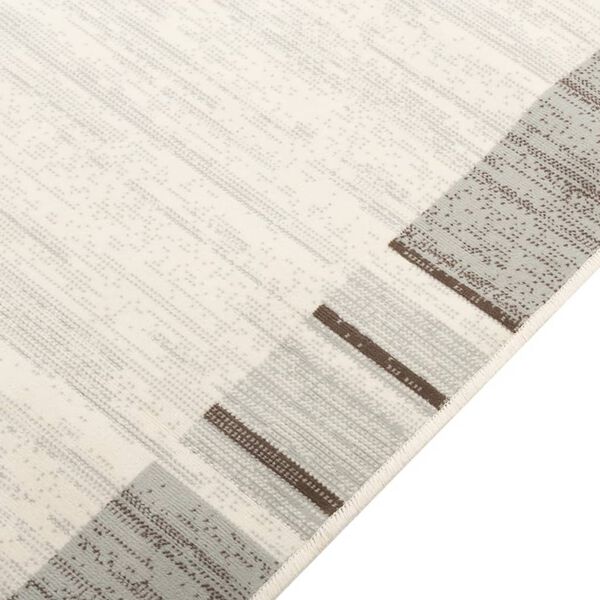 vidaXL Teppich Kurzflor Mehrfarbig 120x180 cm Rutschfest