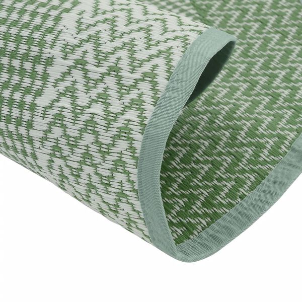 vidaXL Outdoor-Teppich ARAKIL Gr&uuml;n &Oslash;120 cm PP