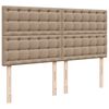 vidaXL Ottoman-Bett mit Matratze Cappuccino-Braun 160x200cm Kunstleder