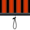 vidaXL Au&szlig;enrollo 60 x 250 cm Orange und Braun