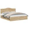 vidaXL Bettrahmen Sonoma-Eiche 180 x 200 cm Ingenieurs Holz