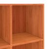 vidaXL B&uuml;cherregal Wachsbraun 104 x 33 x 110 cm Massives Kiefernholz