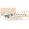 vidaXL Massivholzbett ohne Matratze 160x200 cm Kiefernholz