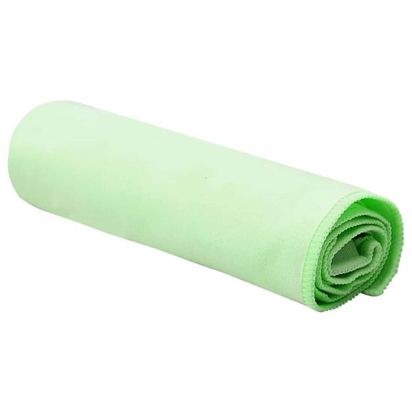 vidaXL Sporthandt&uuml;cher 2 pcs Gr&uuml;n 50 x 30 cm Polyester und Polyamid