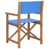 vidaXL Regiest&uuml;hle 2 Stk. Massivholz Teak Blau