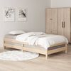 vidaXL Stapelbett 100x200 cm Massivholz Kiefer