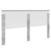 vidaXL Kopfteil Beton Grau 200 cm Holzwerkstoff