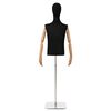 vidaXL Verstellbarer Mannequin 170-242 cm mit Kopf und Basis M&auml;nnlich