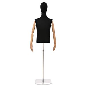 vidaXL Verstellbarer Mannequin 170-242 cm mit Kopf und Basis M&auml;nnlich