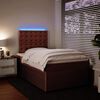vidaXL Boxspringbett mit Matratze Rosa 120x200 cm Samt