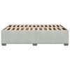 vidaXL Bettgestell ohne Matratze Hellgrau 140x190 cm Samt