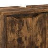 vidaXL Badezimmerwaschbecken-Schrank Ger&auml;ucherte Eiche 60 x 30 x 60 cm