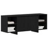 vidaXL TV-Schr&auml;nk Schwarz Eichen-Optik 120 x 30 x 40,5 cm