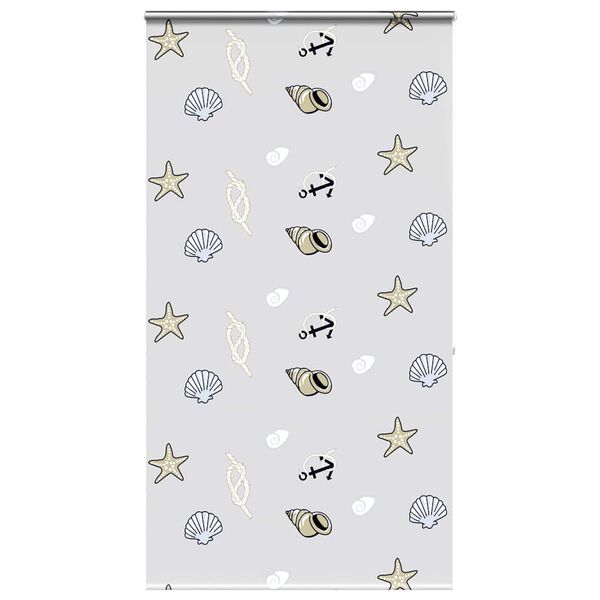 vidaXL Duschrollo mit Kassette 130x240 cm Stoffbreite 126 cm