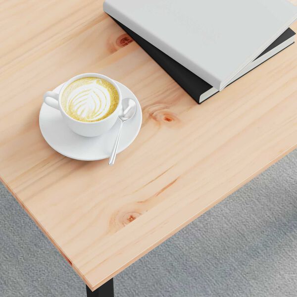 vidaXL Couchtisch Natur 60 x 50 x 36 cm Massives Kiefernholz