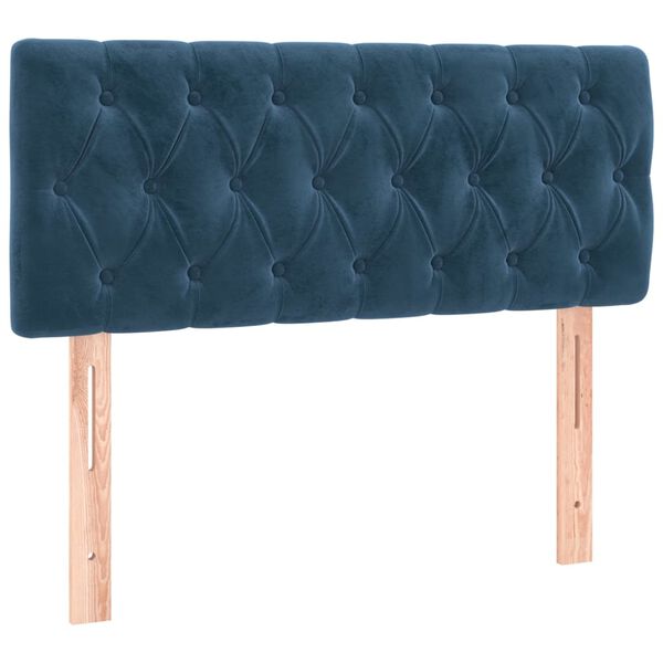 vidaXL Kopfteil Dunkelblau 90x7x78/88 cm Samt