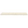 vidaXL Liegestuhl-Auflagen 2 Stk. Creme Oxford-Gewebe