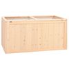 vidaXL Hamsterk&auml;fig 89,5x45x45 cm Massivholz Tanne