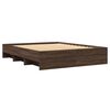 vidaXL Bettgestell ohne Matratze Braun Eiche 160x200 cm Holzwerkstoff