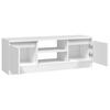 vidaXL TV-Schrank mit T&uuml;r Wei&szlig; 102x30x36 cm