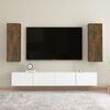 vidaXL TV-Schr&auml;nke 2 Stk. R&auml;uchereiche 30,5x30x90 cm Holzwerkstoff