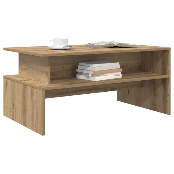 vidaXL Couchtisch Artisan-Eiche 90 x 55 x 42,5 cm Holzwerkstoff