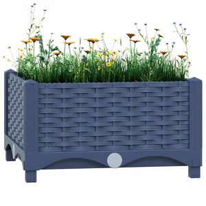 vidaXL Hochbeet 40x40x23 cm Polypropylen