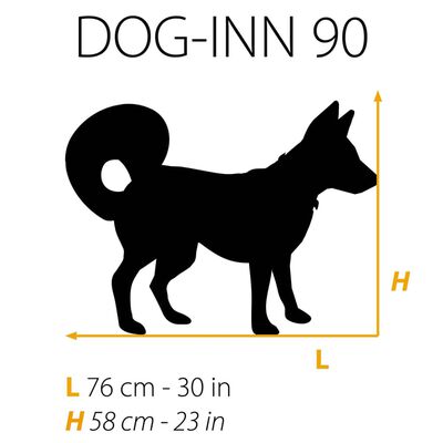 Ferplast Hundekäfig Dog-Inn 90 92,7x58,1x62,5 cm Grau