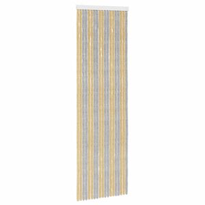 vidaXL Insektenschutzvorhang Chenille Grau und Beige 56 x 185 cm