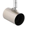 vidaXL Deckenstrahler mit Strahlern Nickel 73 x 6,5 x 11,5 cm Metall