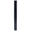 vidaXL Fensterfolie Statisch Matt Schwarz 90x500 cm PVC