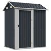 vidaXL Gartenhaus Anthrazit 192x152,5x237 cm Verzinkter Stahl