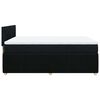 vidaXL Boxspringbett mit Matratze Schwarz 140x200 cm Stoff