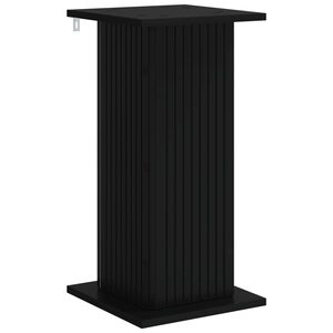 vidaXL Pflanzenst&auml;nder Schwarz 30,5 x 30 x 60,5 cm Holzwerkstoff