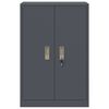 vidaXL Aufbewahrungsschrank Anthrazit 60 x 40 x 90 cm Stahl