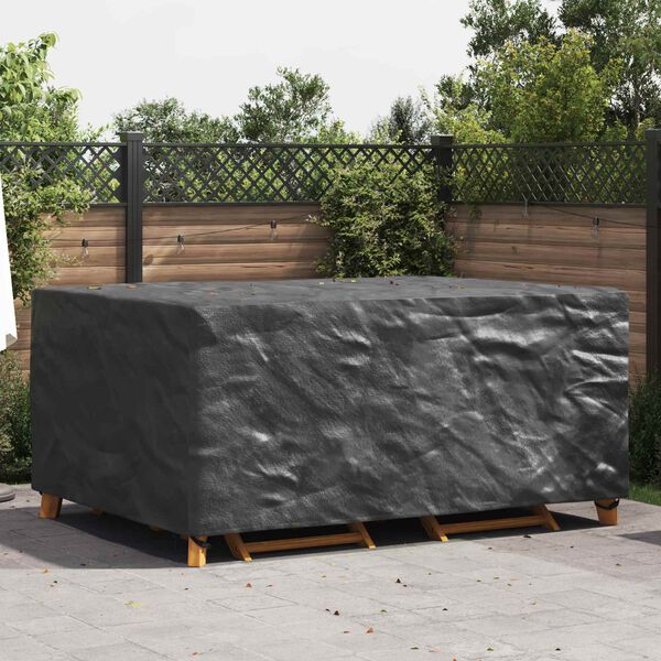 vidaXL M&ouml;belbezug Uni Schwarz 240 x 160 x 100 cm 210D