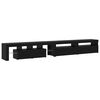 vidaXL TV-Schr&auml;nk 3 pcs Schwarz Eichen-Optik 290 x 36,5 x 40 cm