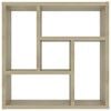 vidaXL Wandregal Sonoma-Eiche 45,1x16x45,1 cm Holzwerkstoff