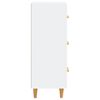 vidaXL Sideboard Weiß 34,5x34x90 cm Holzwerkstoff