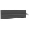 vidaXL Wandregale 4 Stk. Grau 60x11,5x18 cm Holzwerkstoff