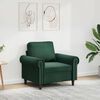 vidaXL Sessel Dunkelgr&uuml;n 60 cm Samt