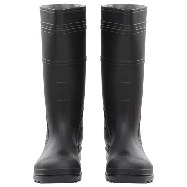 vidaXL Gummistiefel Schwarz Gr&ouml;&szlig;e 44 PVC