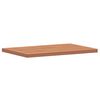 vidaXL Waschtischplatte 60x40x2,5 cm Massivholz Buche