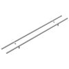 vidaXL Schrankgriff 2 pcs Silber 700 mm Edelstahl
