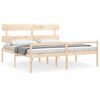 vidaXL Seniorenbett ohne Matratze Super King Size Massivholz