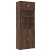 vidaXL Hochschrank Eichen-Optik 80x42,5x225 cm Holzwerkstoff