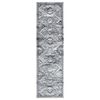 vidaXL Teppichl&auml;ufer BCF Orientalisch Grau 100x350 cm