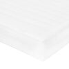 vidaXL Tagesbett mit Matratze USB Creme Stoff 90x200 cm