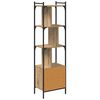 vidaXL B&uuml;cherregal Artisan-Eiche 44,5 x 30 x 154,5 cm Holzwerkstoff