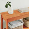vidaXL Konsolentisch Wachsbraun 110 x 40 x 75 cm Massivholz Kiefer